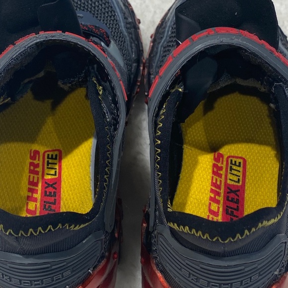 Skechers Mega-Flex (Lite) Red Boys 10.5Toddler US - Picture 5 of 6